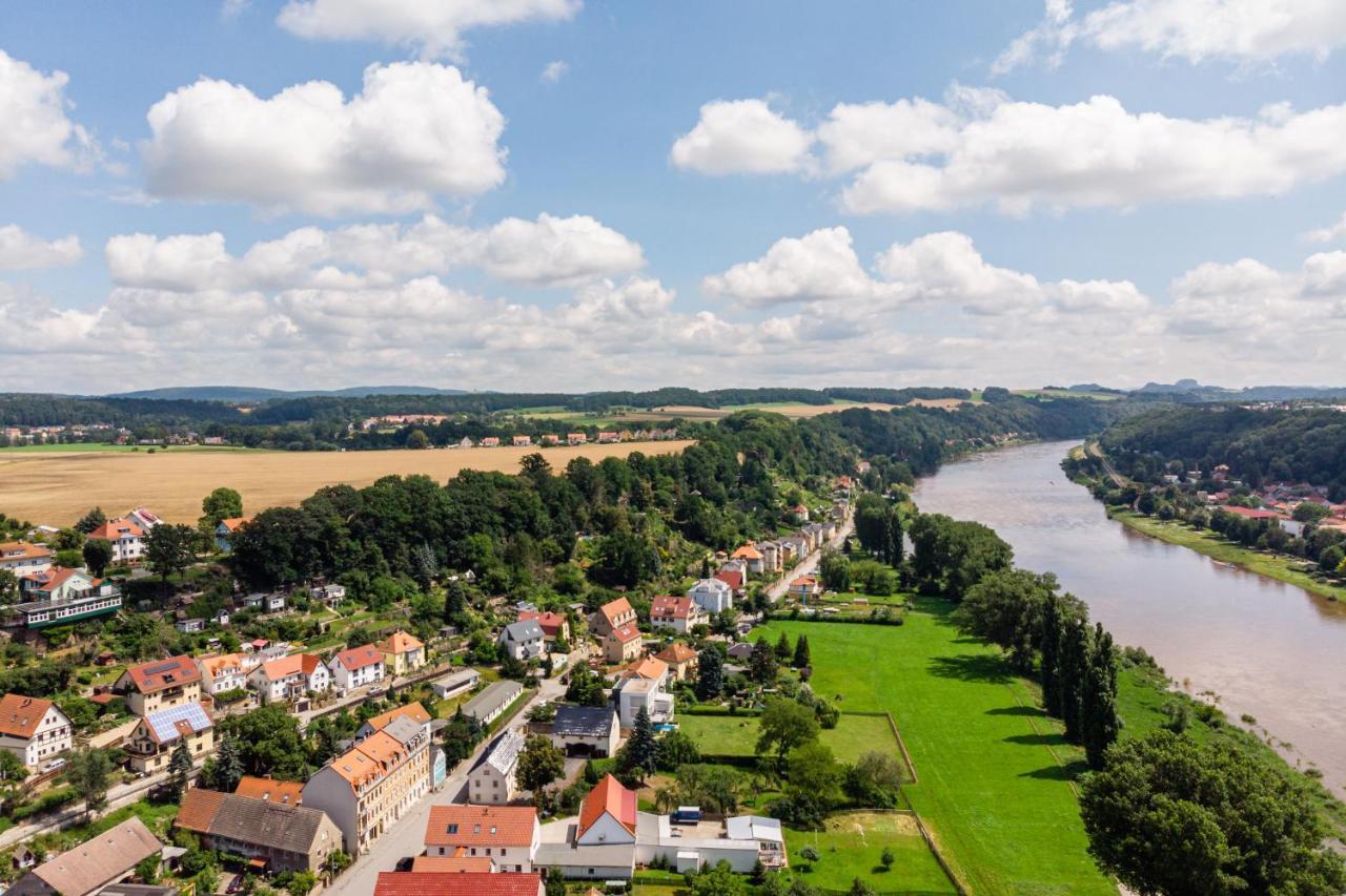 Elbpension & Ferienwohnung Saechsische Schweiz Pirna Exterior foto